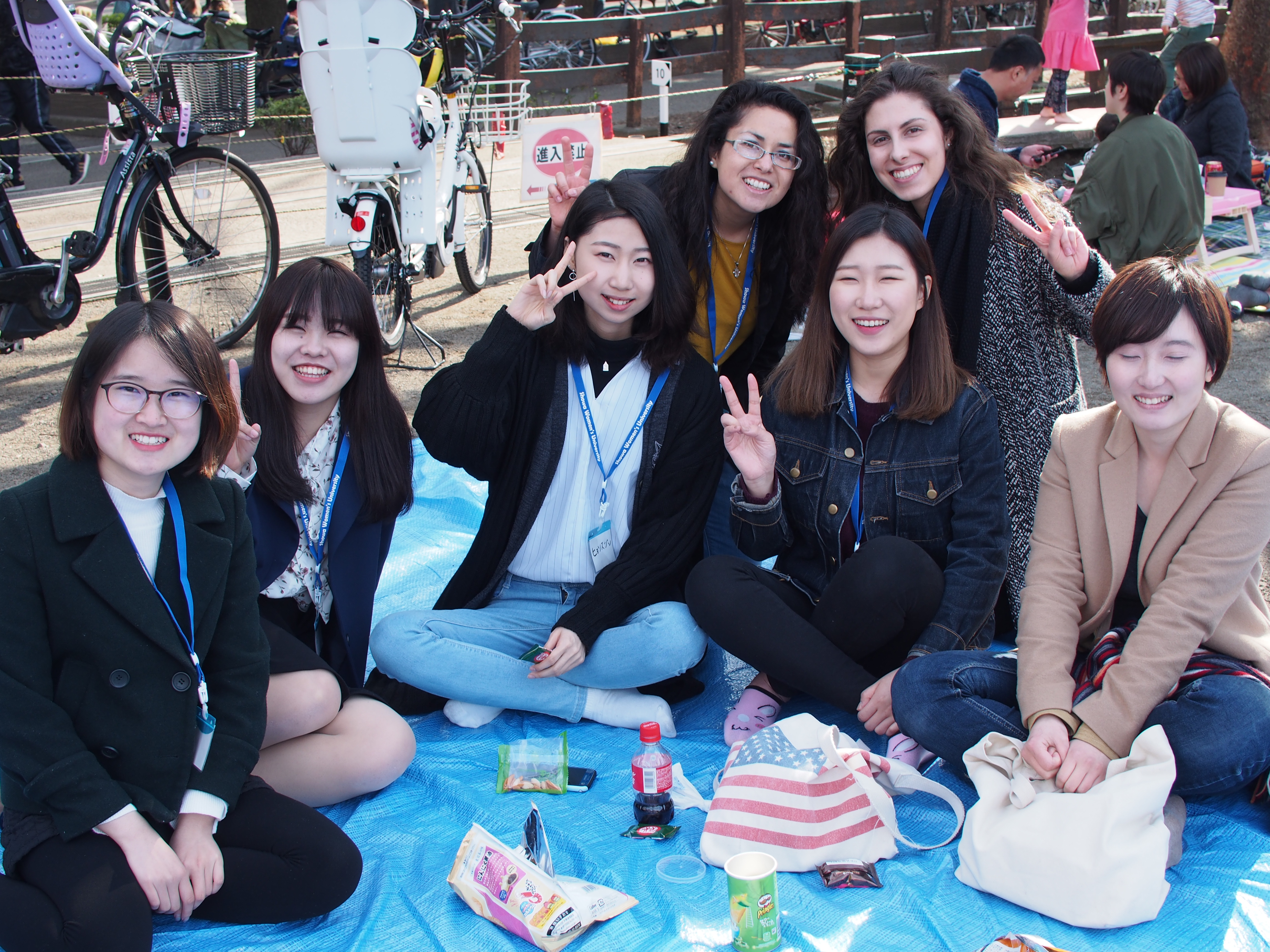留学生歓迎 お花見交流会を開催しました 昭和女子大学 国際交流センター