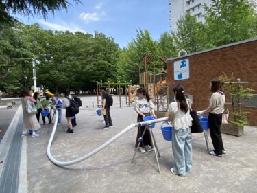 【鶴田ゼミ】今夏も防災イベント「三茶水かけ祭り」やります！