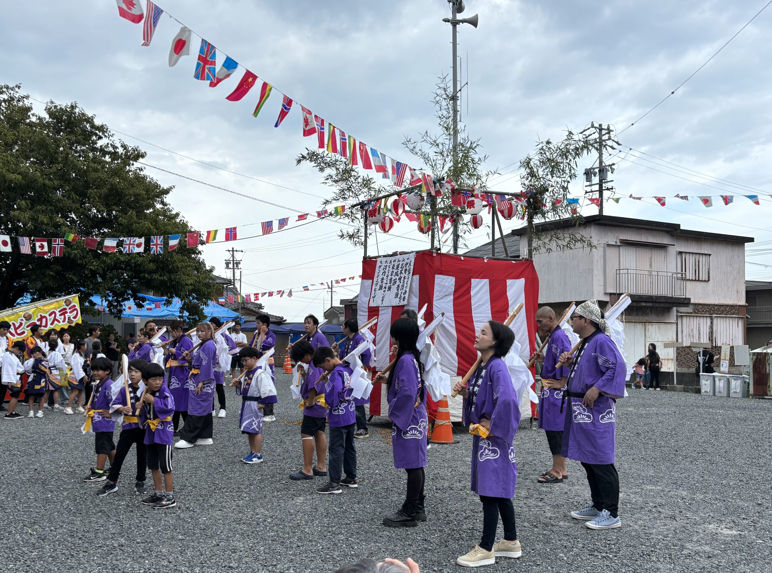 奉曳団の木遣り