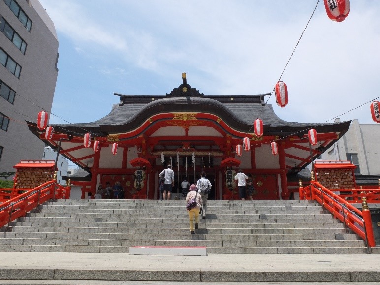 花園神社例大祭に行ってきました 昭和女子大学 人間文化学部 歴史文化学科